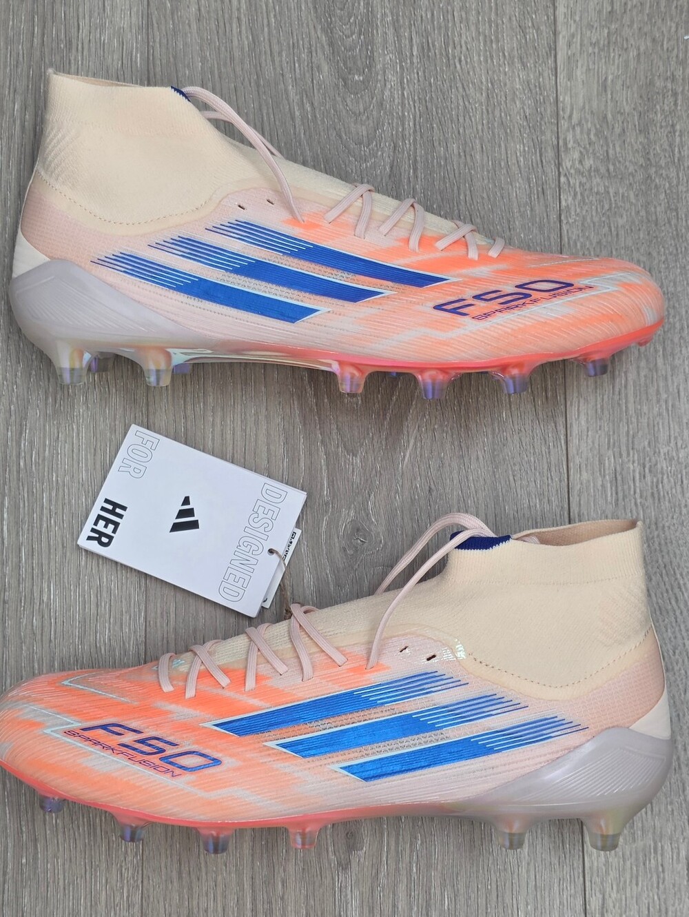 Adidas F50 Sparkfusion Elite FG AG Mid Cleats JH7647 Womens Sz 11 NWT MSRP $260⚽
